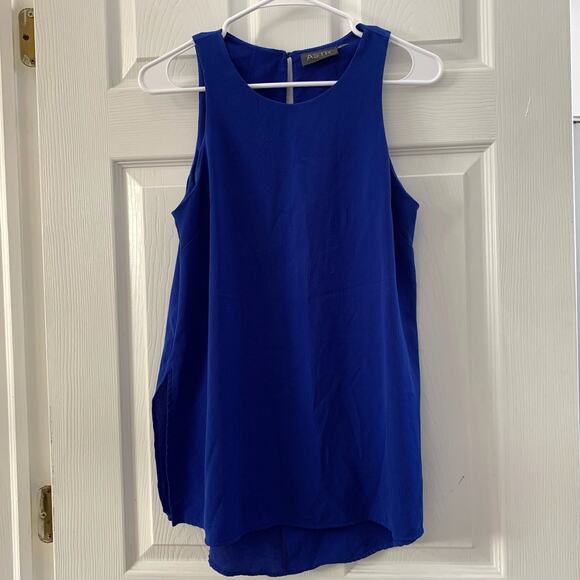 ASTR the label Nordstrom Royal Blue Sleeveless Shell Size XS - Picture 1 of 7